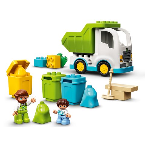 Конструктор LEGO DUPLO Сміттєвоз та сміттєпереробка (10945) Прев'ю 2
