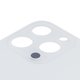 Задняя панель корпуса для iPhone 14 Pro Max, белая, нужно снять стекло камеры, small hole Превью 1