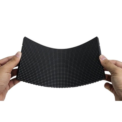 LED-модуль для рекламних екранів Hoozoe RGB-SMD2121 (p4, 256 × 128 мм, 64 × 32 точки, IP20, 1000 нт, гнучкий, магніти вбудовані) Прев'ю 2