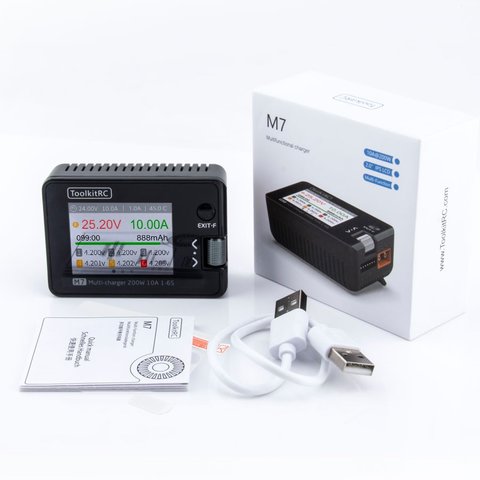Зарядний пристрій ToolkitRC M7, Original, 200W DC Прев'ю 4