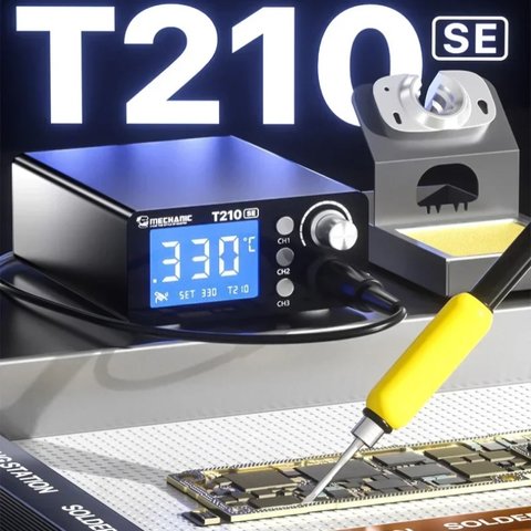 Паяльна станція Mechanic T210 SE, цифрова, 50 Вт Прев'ю 5
