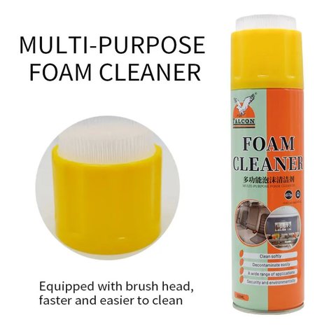 Очиститель Falcon Foam Cleaner, для различных типов поверхностей, для очистки поверхностей от загрязнений, 650 мл, пенный Превью 2