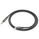 AUX cable Hoco UPA19, TRS 3.5 mm, Lightning, 100 cm, negro, con revestimiento de nylon, #6931474759924 Vista previa  2
