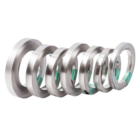 Cinta de níquel para soldar baterías, 0.15 mm, 8 mm, 10 m, acero niquelado Vista previa  1