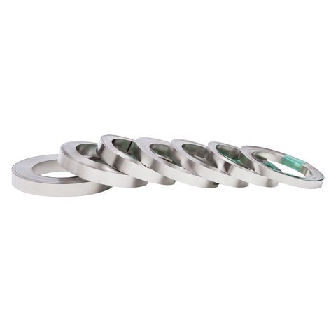 Cinta de níquel para soldar baterías, 0.15 mm, 8 mm, 10 m, acero niquelado Vista previa  2