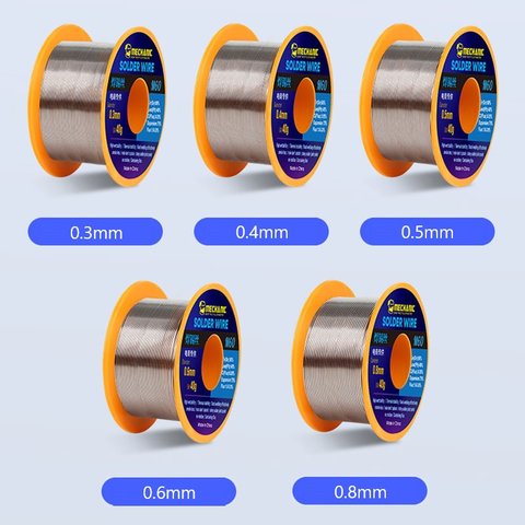 Solder Mechanic M60, (Sn 60% , Pb 40%, flux 1-3%, 0,8 mm, 40 g) Preview 1