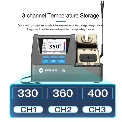 Soldering Station Sunshine H3 210, (digital, 80 W) Preview 4