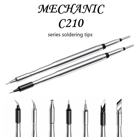 Soldering Iron Tip Mechanic C210-TI, (needle, black) Preview 4