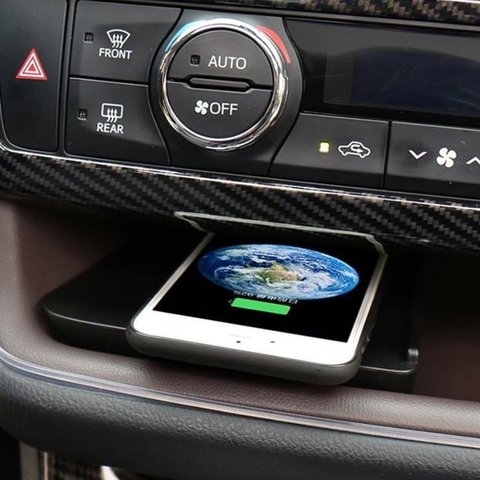 Беспроводная зарядка QI для Toyota Highlander 2015-2021 г.в. (15 Вт) Превью 2