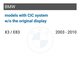 Монітор (10.25 дюймів) CarPlay / Android Auto для автомобілів BMW X3 / E83 (CIC) без оригінального дисплею Прев'ю 1