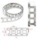 Nickel Tape for Battery Welding 18650 2P, (0.2 mm, 20.2 mm, 1 m) Preview 1