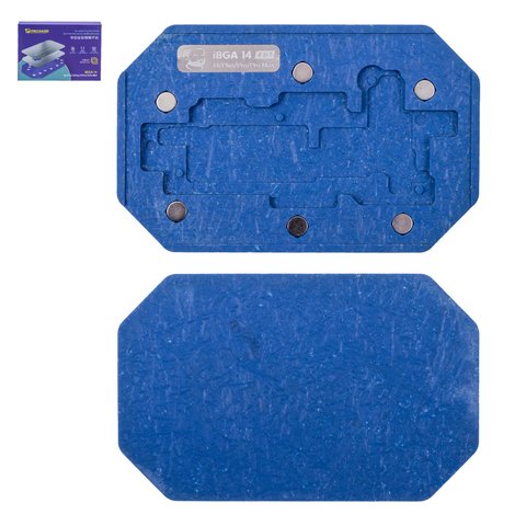 Conjunto para reballing BGA Mechanic iBGA 14, iBGA 13 Max, para reparar placas base Vista previa  1