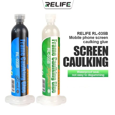 Adhesivo RELIFE RL-035B, negro, para pegar tapas traseras, para marcos de pantalla, 30 ml Vista previa  1