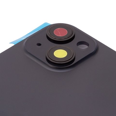 Panel trasero de carcasa puede usarse con iPhone 15 Plus, negra, con vidrio de cámara, Original (PRC) Vista previa  1
