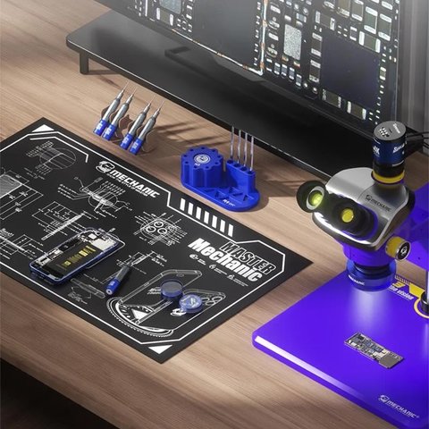 Alfombrilla aislante Mechanic V77, resistente al calor, resistente a las manchas, 600 mm, 350 mm Vista previa  4