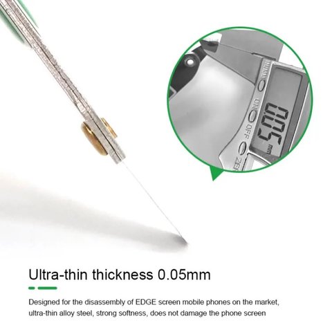 Herramienta para levantar pantalla, cristal táctil RELIFE  RL-060A, espátula metálica Vista previa  6