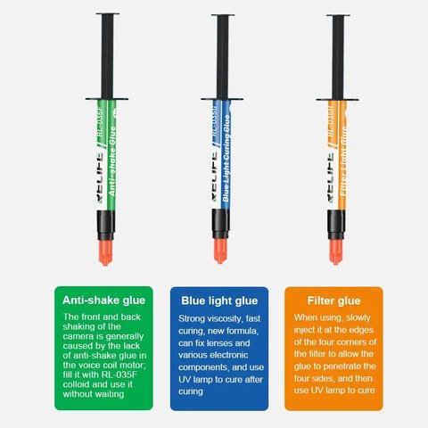 Adhesivo RELIFE RL-035H , para reparación de cámara, 3 ml, filter Vista previa  2