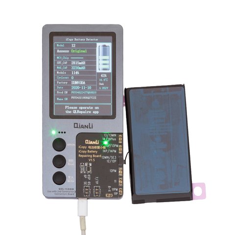 Batería puede usarse con iPhone 12, iPhone 12 Pro, Li-ion, 3.83 V , 3250 mAh, mayor capacidad, sin mensaje de error, (A2479) Vista previa  1