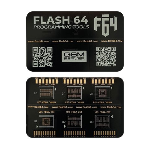 Flash 64 BGA ISP Board for eMMC / UFS Memory Chips Vista previa  2