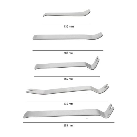 Набор инструментов для снятия обшивки (сталь, 5 предметов) Превью 1