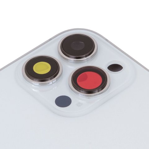 Корпус для iPhone 13 Pro Max, серебристый, с держателем SIM-карты, с боковыми кнопками, silver Превью 1