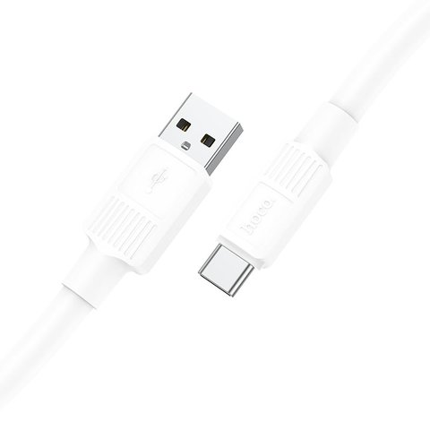 USB кабель Hoco X84, USB тип-C, USB тип-A, 100 см, 3 A, белый, #6931474771018 Превью 1