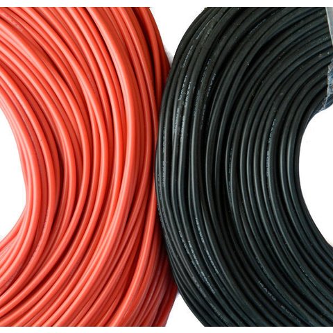 Провод в силиконовой изоляции 12AWG, 3,31 мм², 1 м, черный Превью 1