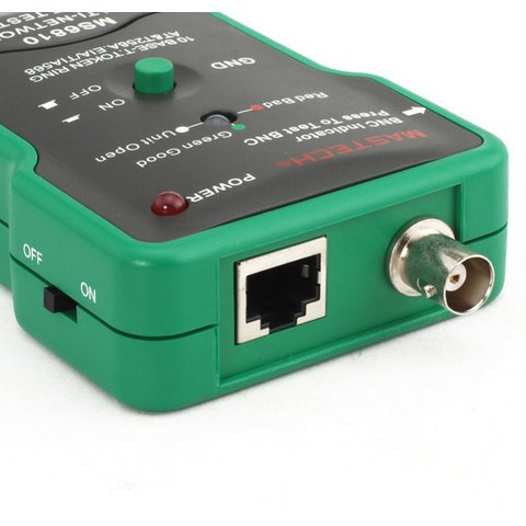 MASTECH MS6810 Тестер UTP, BNC и телефонного кабеля с тоновым генератором Превью 2