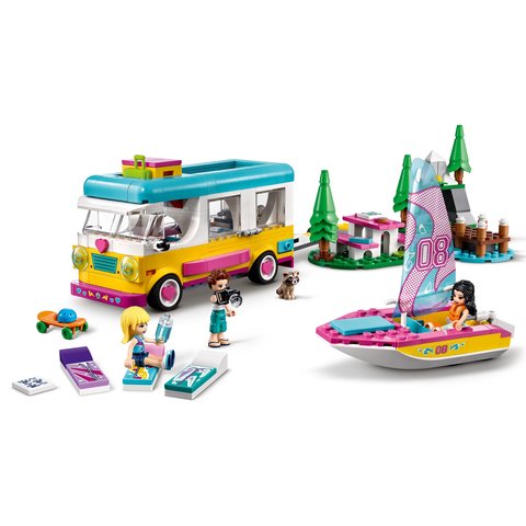 Конструктор LEGO Friends Лісовий будинок на колесах і яхта (41681) Прев'ю 4