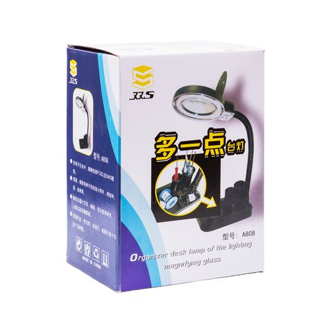 Настільна збільшувальна лінза A808, кругова підсвітка Прев'ю 2
