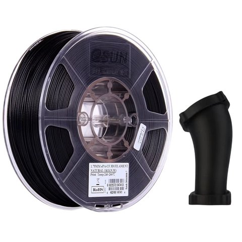 Філамент для 3D-принтера eSUN PA CF Black, 1 кг Прев'ю 1
