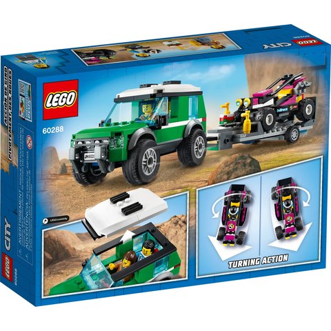 Конструктор LEGO City Транспортер гоночного багі (60288) Прев'ю 1